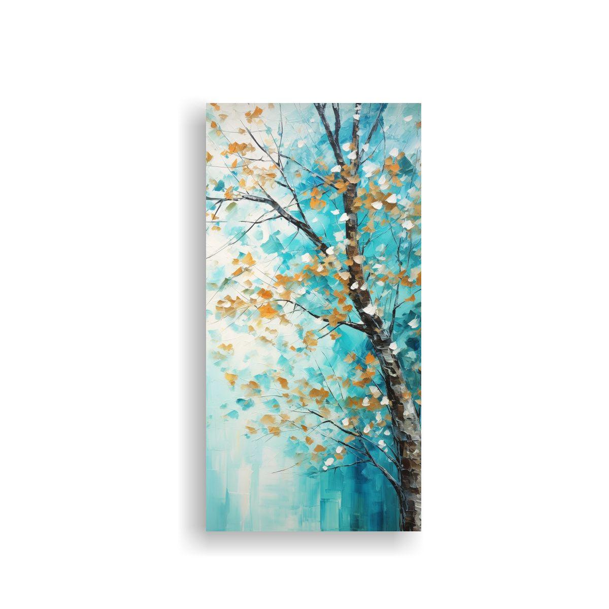 Pintura Acuarela árboles Arce Visión Imagen 50x100cm-0