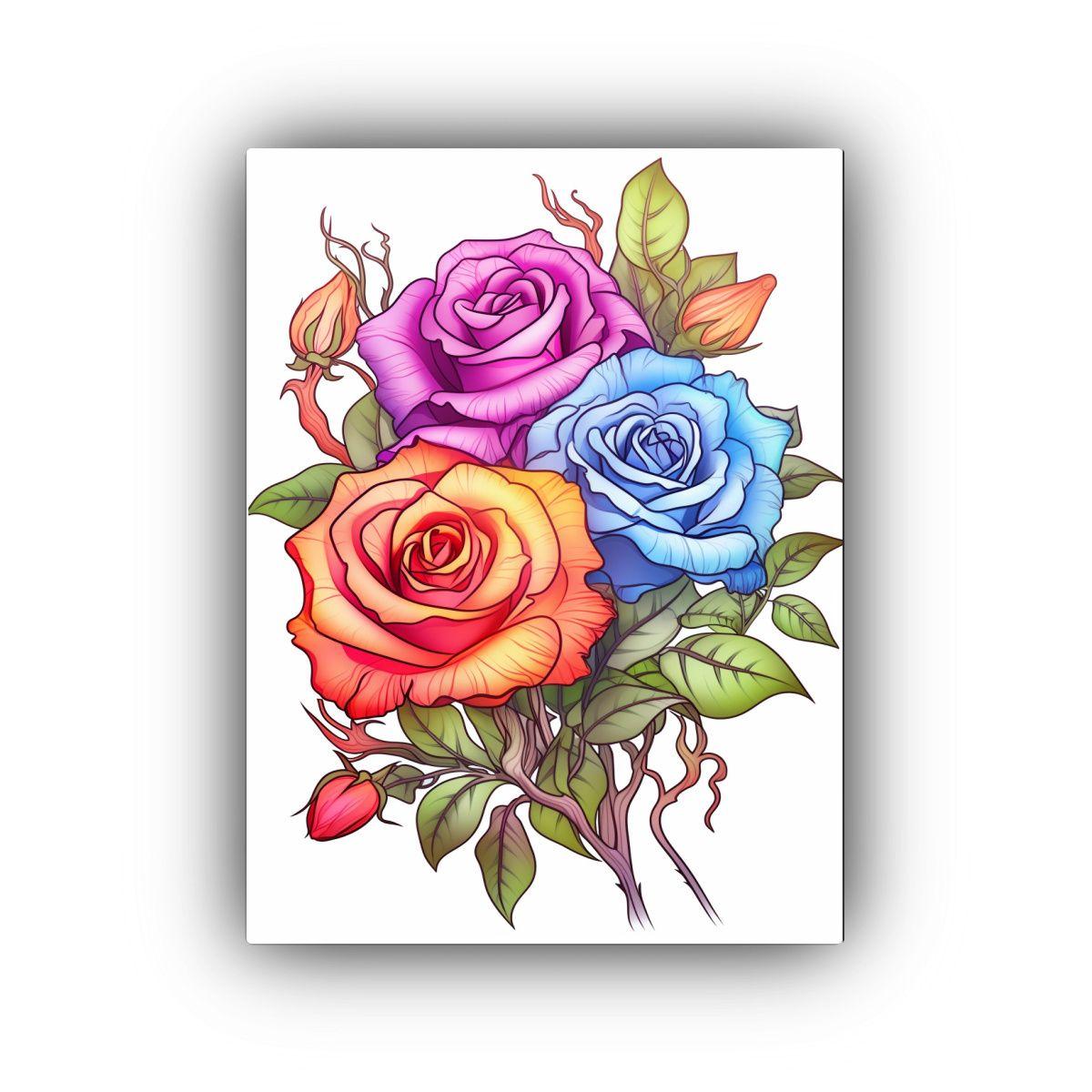 Pinturas Decorativas Estilo Libro Para Colorear 30x40cm-0