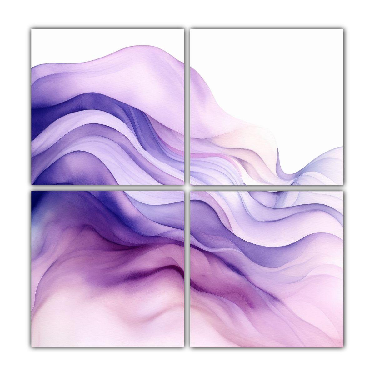 4 Lienzos De Tela Diseño Regalo Con Pintura 200x200 Cm-0