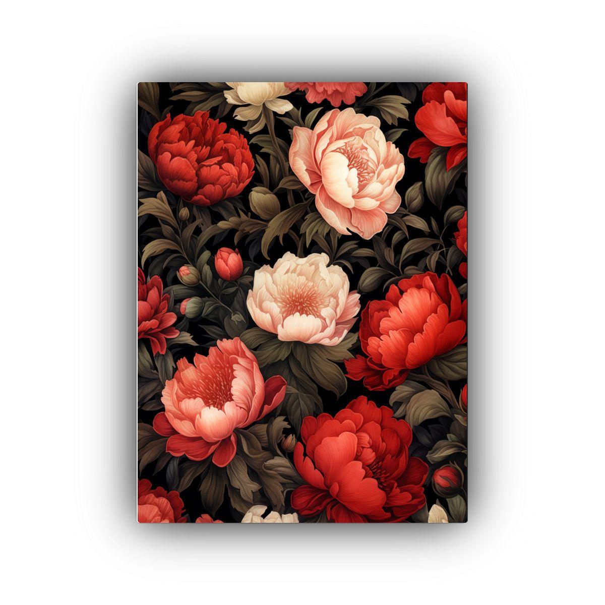 Pintura Decorativa Vertical Con Pequeñas 60x90 Cm-0