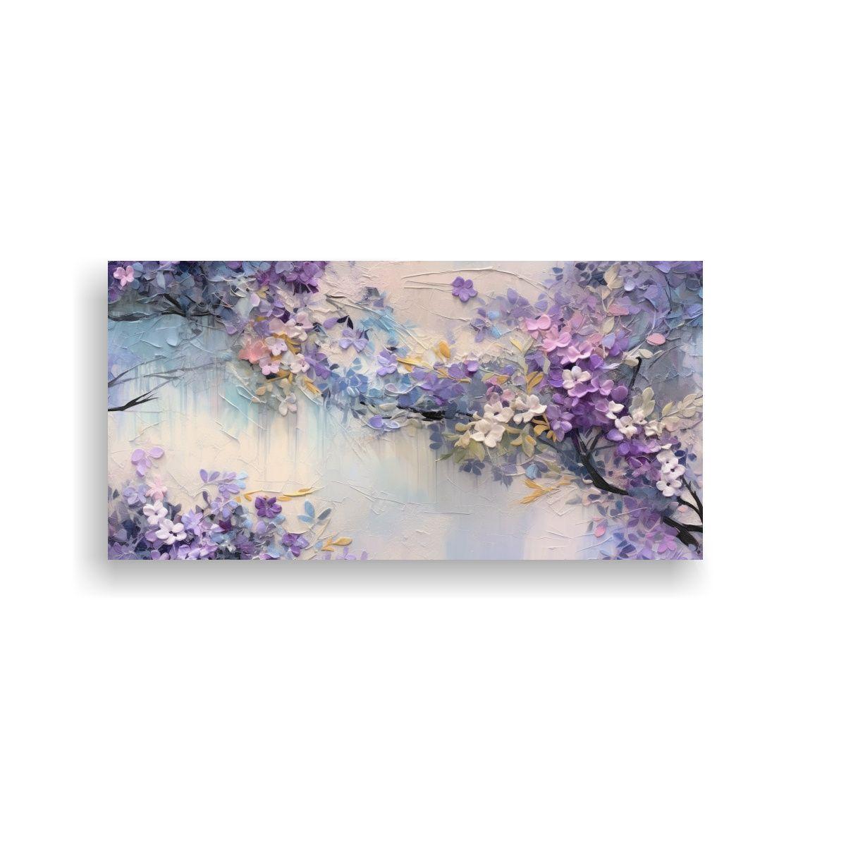 Pintura Abstracta Inspirada En La Armonía 80x40cm-0