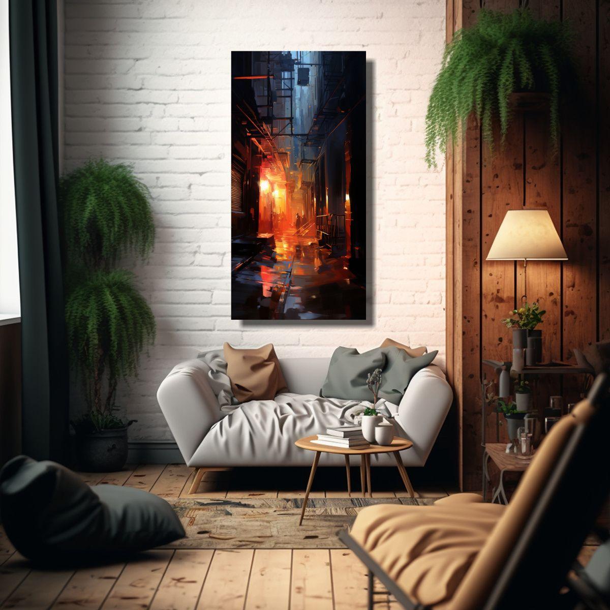 Pintura Decorativa De Arte Clásico Abstracto 70x140cm-2