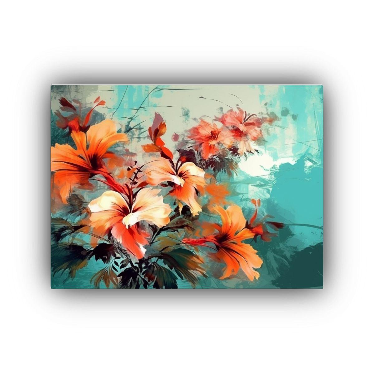Pinturas Decorativas Vintage De Fantasía Multicolor Verano. 120x80cm-0
