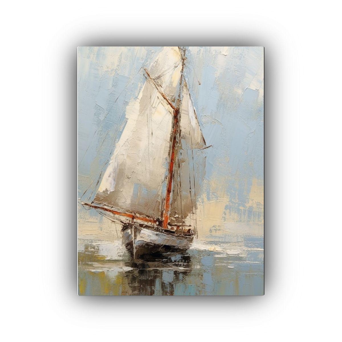 Cuadro En Bastidor Estilo Blanco Y Gris, Cuadro Elegante De  20x30cm-0