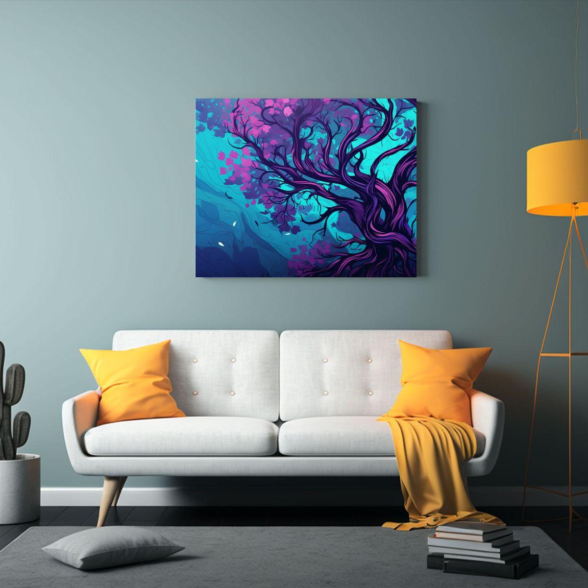 Pinturas Decorativas De Composición Abstracta En Equilibrio 60x40cm-2