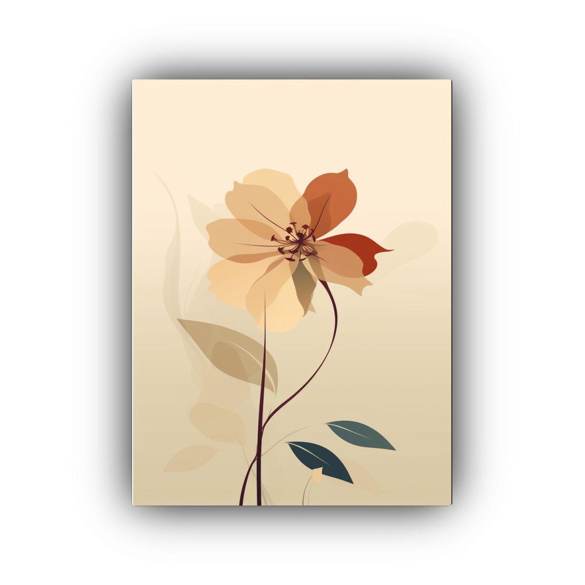 Pintura Decorativa De Arte Conceptual De Flores 50x65cm-0