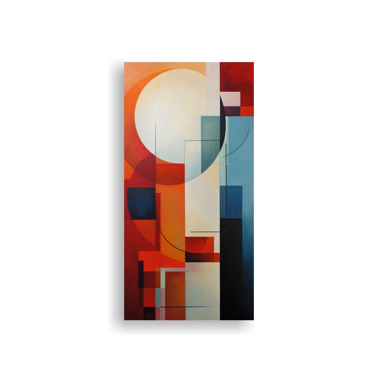 Pintura Decorativa Movimiento Riqueza Visual 50x100cm-0