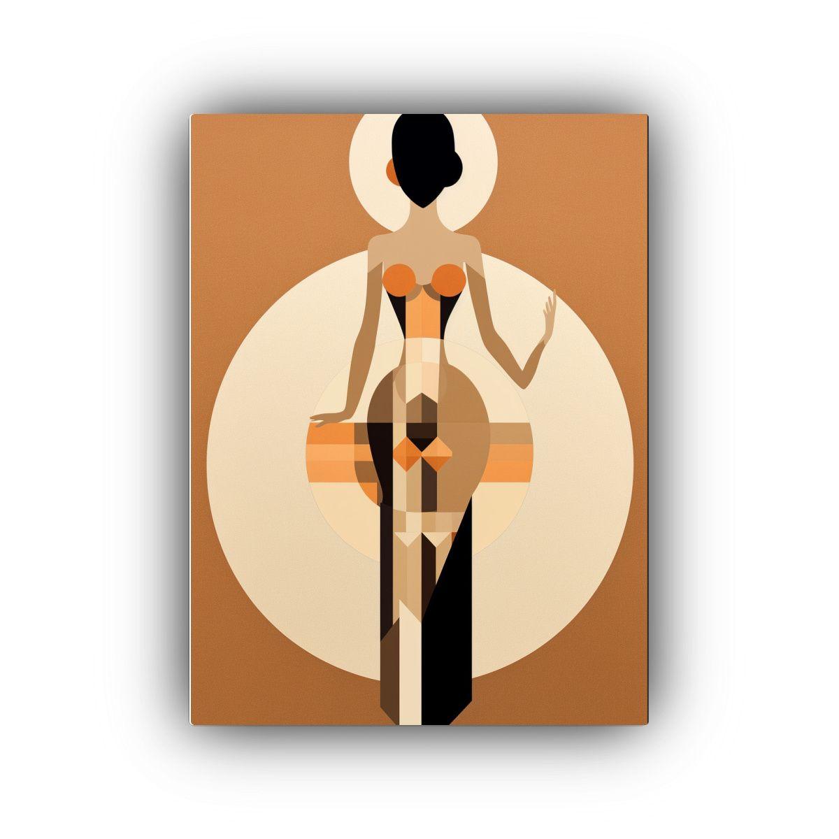 Cuadro Patron Intenso Para Oficina Arte Inspirado 50x65cm-0