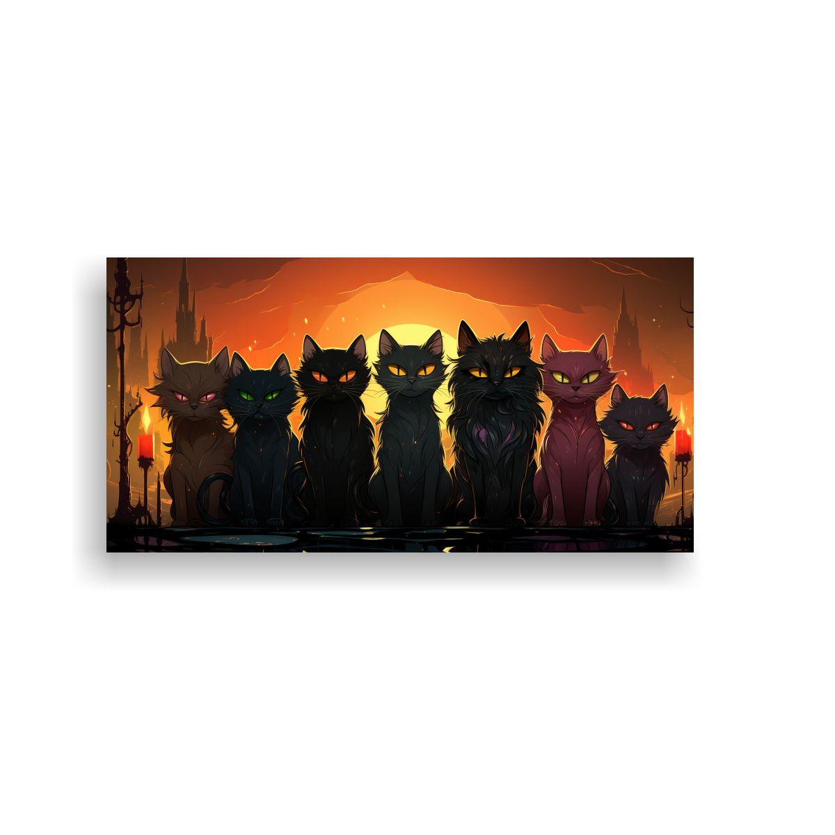 Cuadros En Bastidor Acuarela Sala: Decoración 80x40cm-0