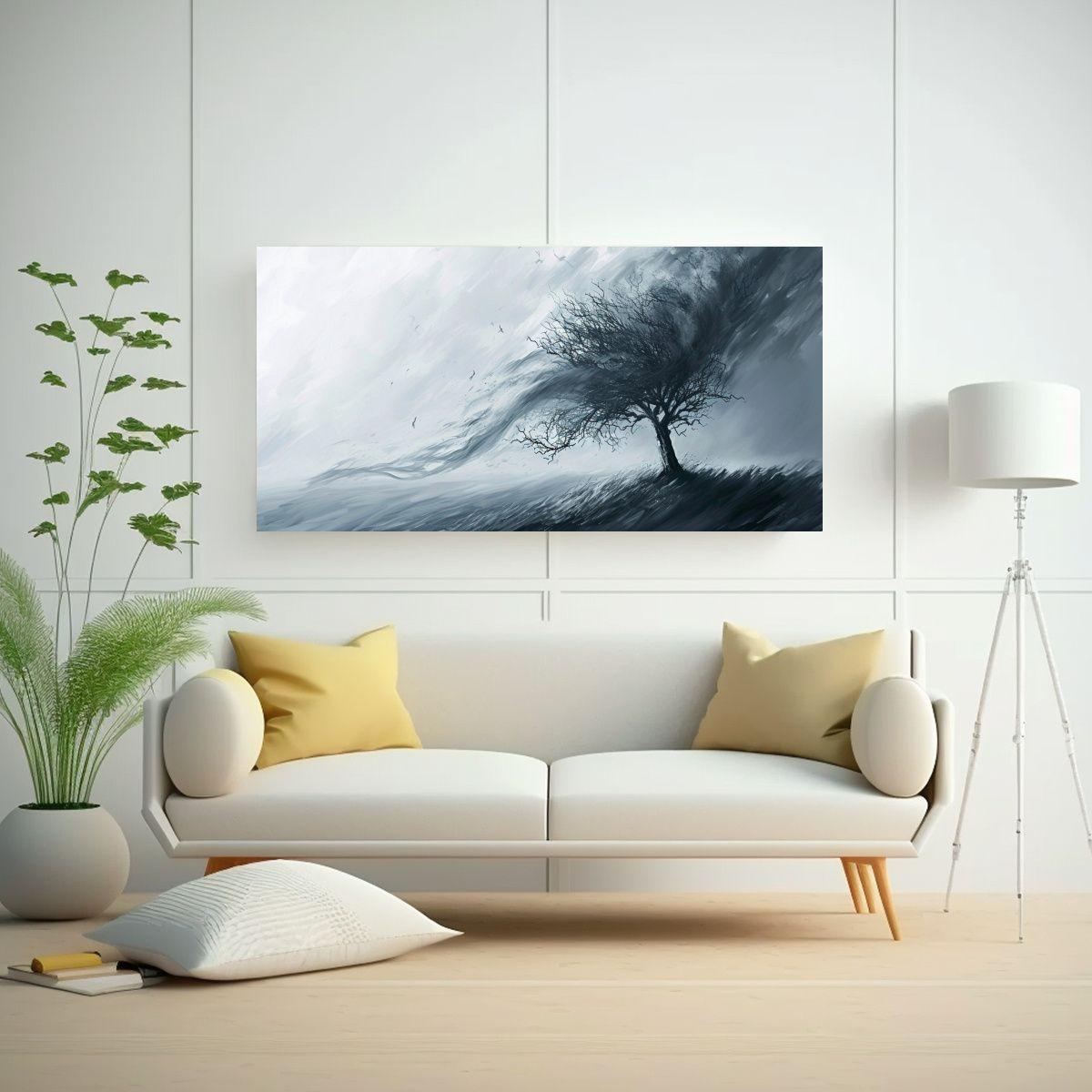 Cuadro Decorativo Viento Extremo En Venta 42x50 80x40cm-2