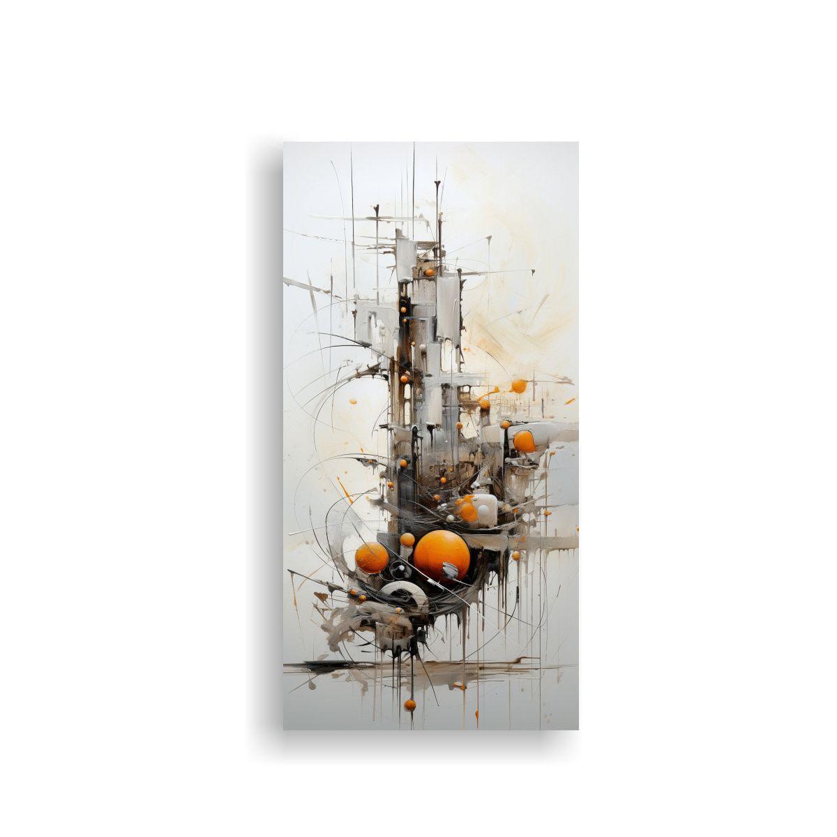 Cuadro Abstracto Para Decoración De Sala En 80x160cm-0