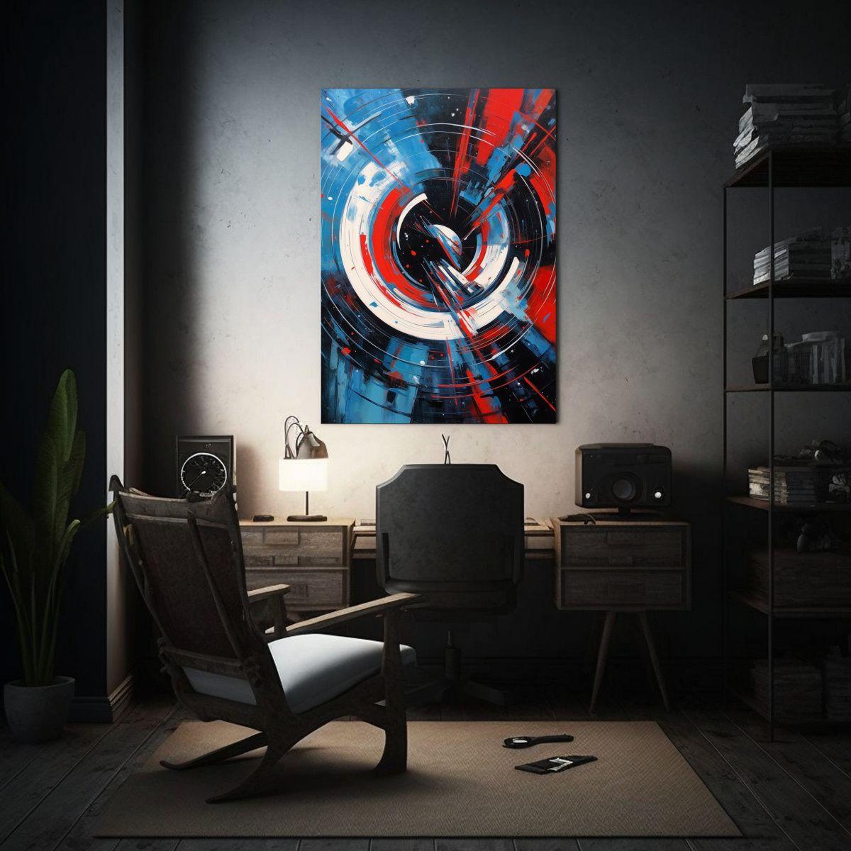 Tela En Bastidor Tonos Clásicos Con Dibujo 80x120 Cm-2