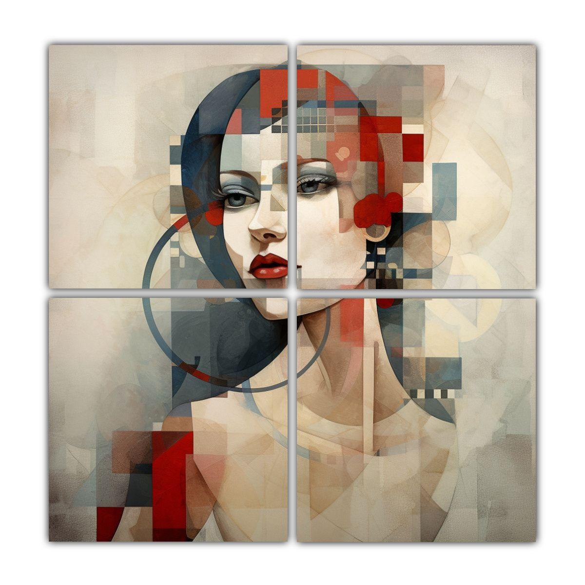 Cuadro De Tela Eve, Diseño Duradero De Arte 40x40 Cm-0