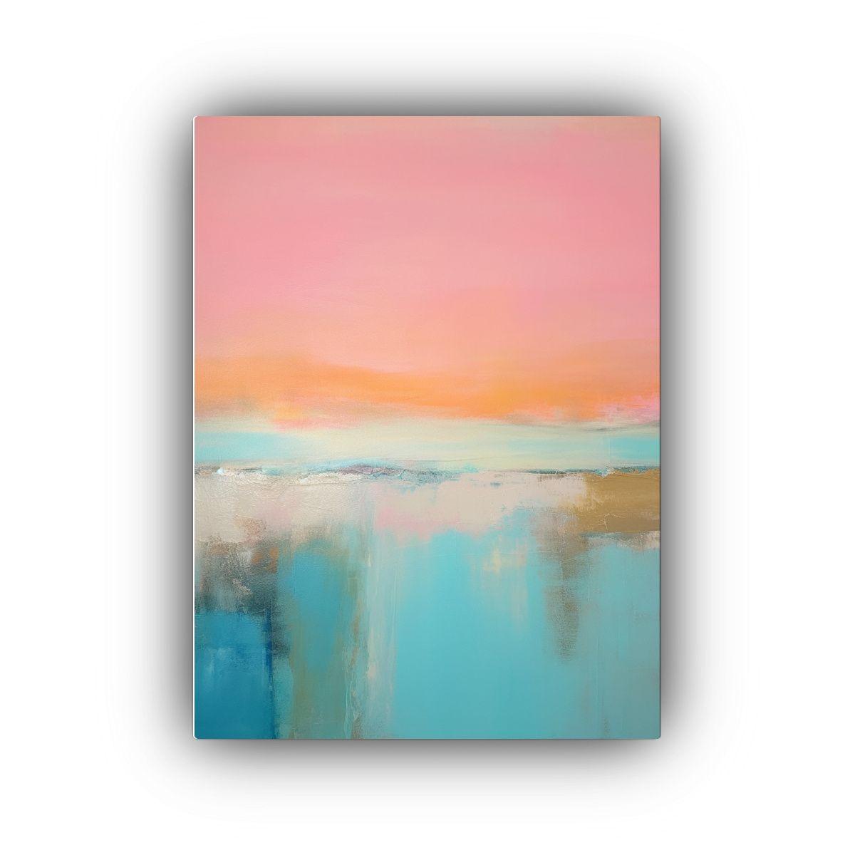 Pintura Abstracta Minimalista En El Estilo De Roth 30x40cm-0