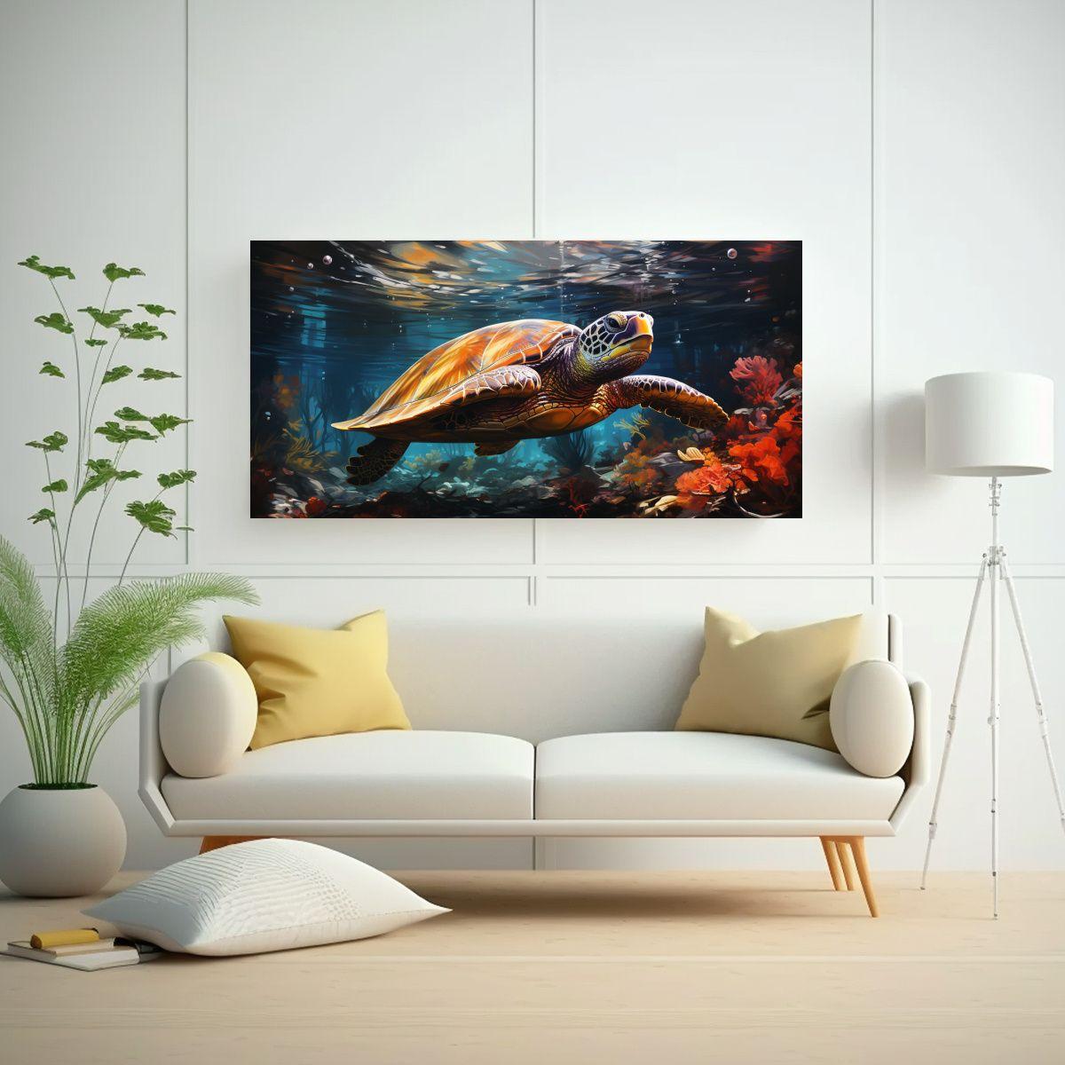Cuadro Marino Original En Estilo Pintura Al Estilo 120x60cm-2