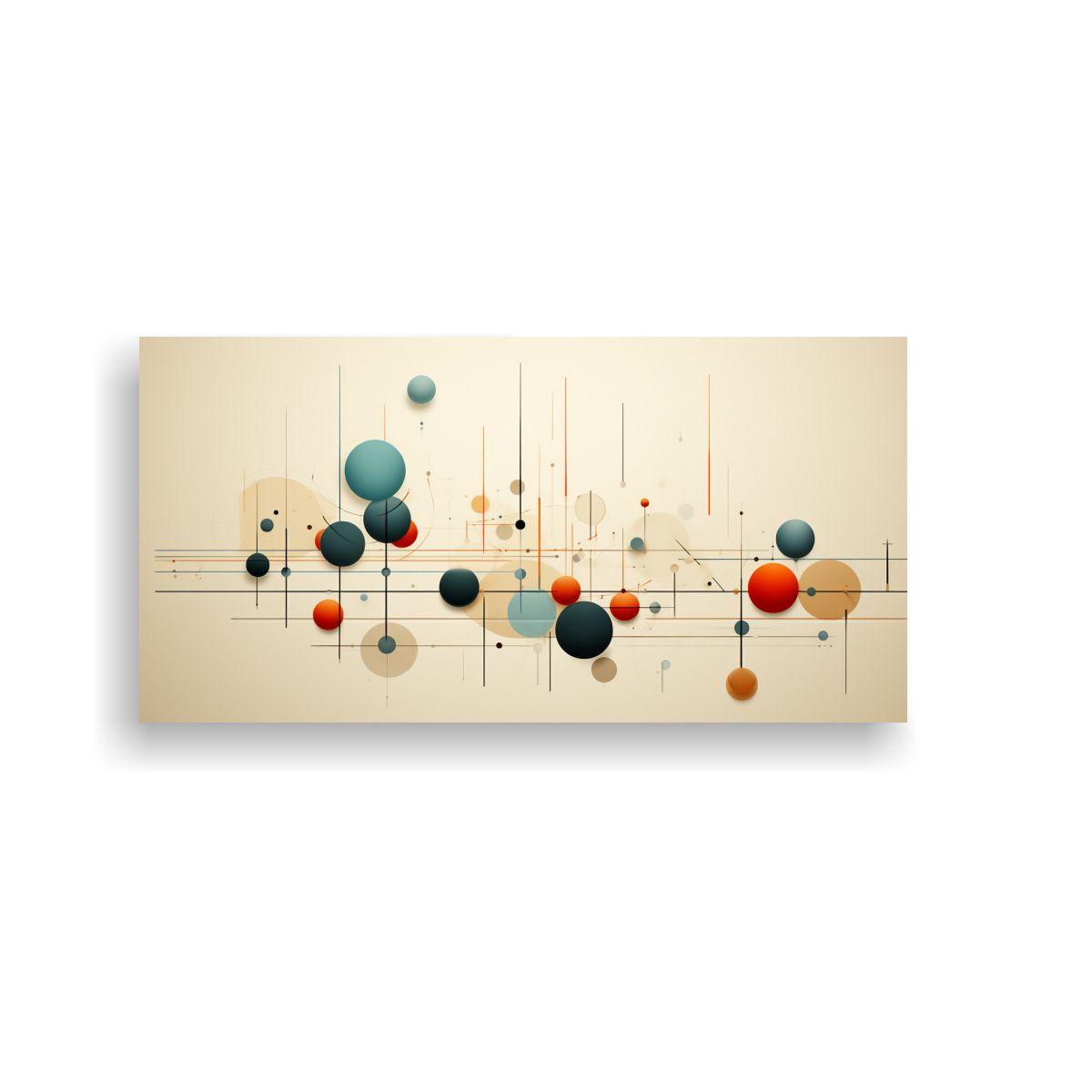 Pintura Mural Moderna Con Diseño Surrealista De 80x40 Cm-0