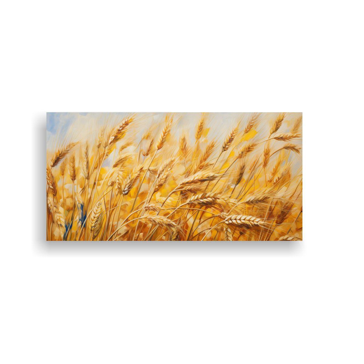 Cuadro Inspirador De Granos De Centeno En Colores  140x70cm-0