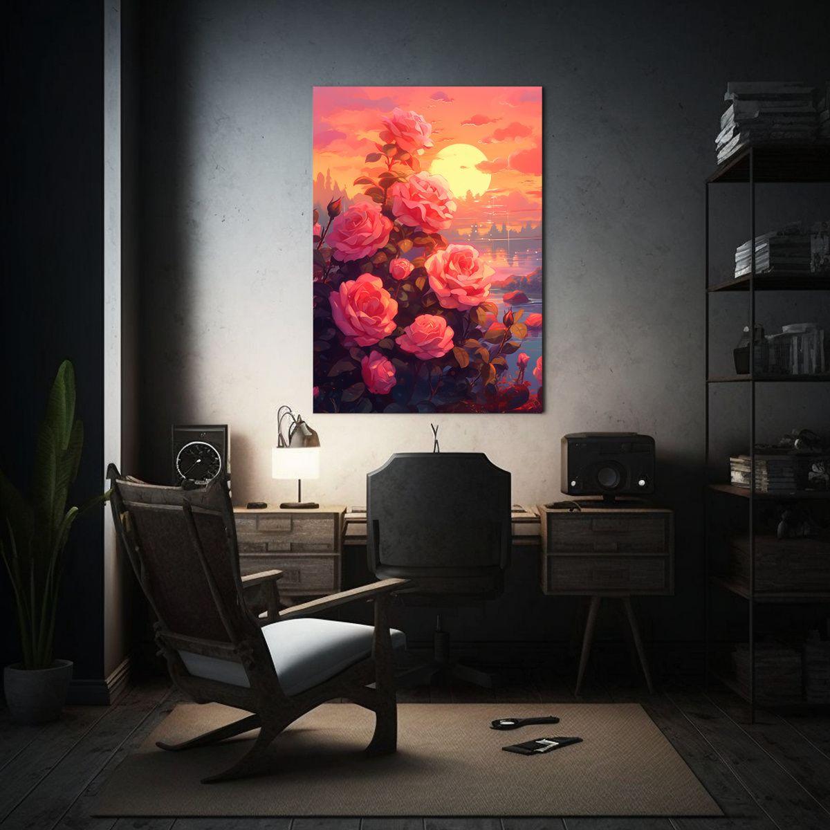 Lienzo De Tela Concepto Interiores Arte De Pared 20x30cm-2