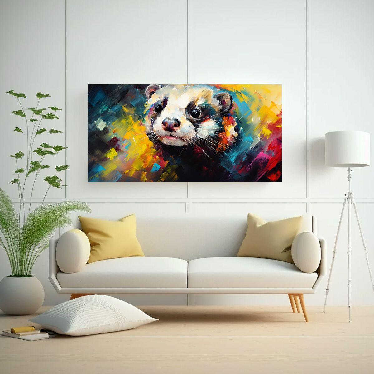 Pintura En Bastidor De Escena Inspiradora Con Hur 100x50cm-2