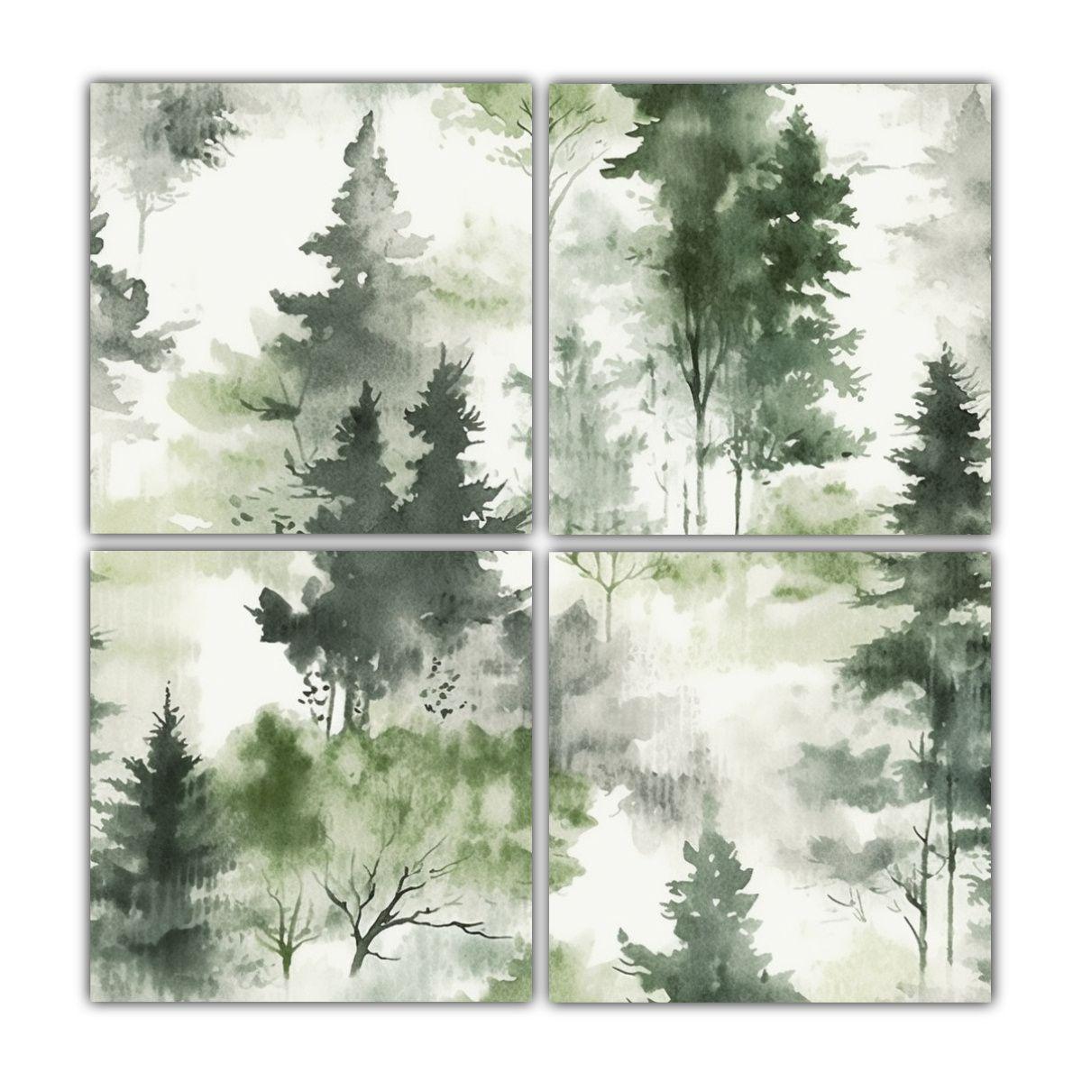 Artes De Pared Movimiento Creatividad: Sumérgete 80x80 Cm-0
