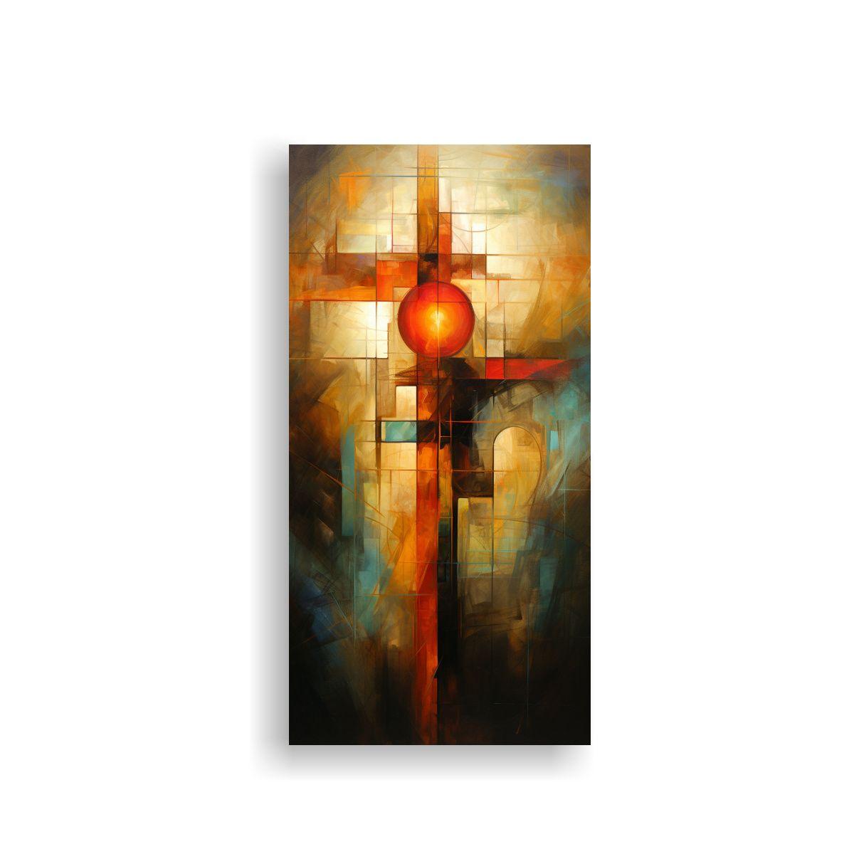 Cuadros Religiosos Abstractos De Diseño 70x140cm-0