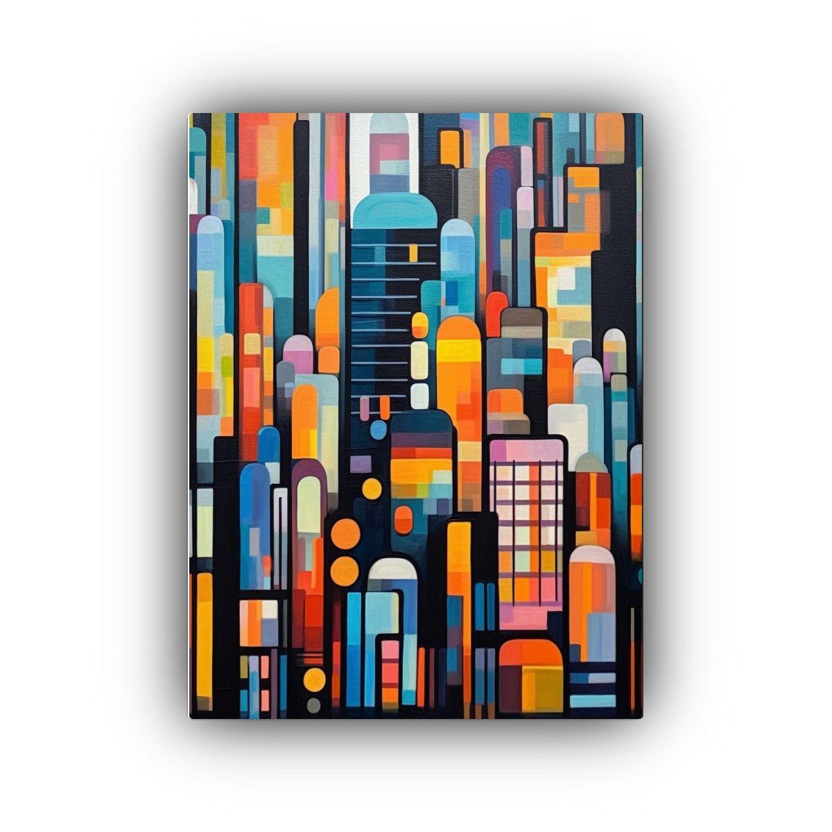 Pintura Ciudad Creativa Increíble Estilo Kei 40x50 Cm-0