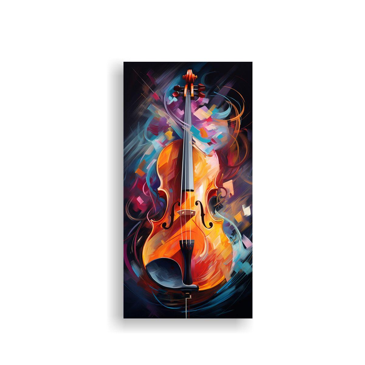 Lienzo Simétrico Inspirado En La Decoración: 30x60cm-0