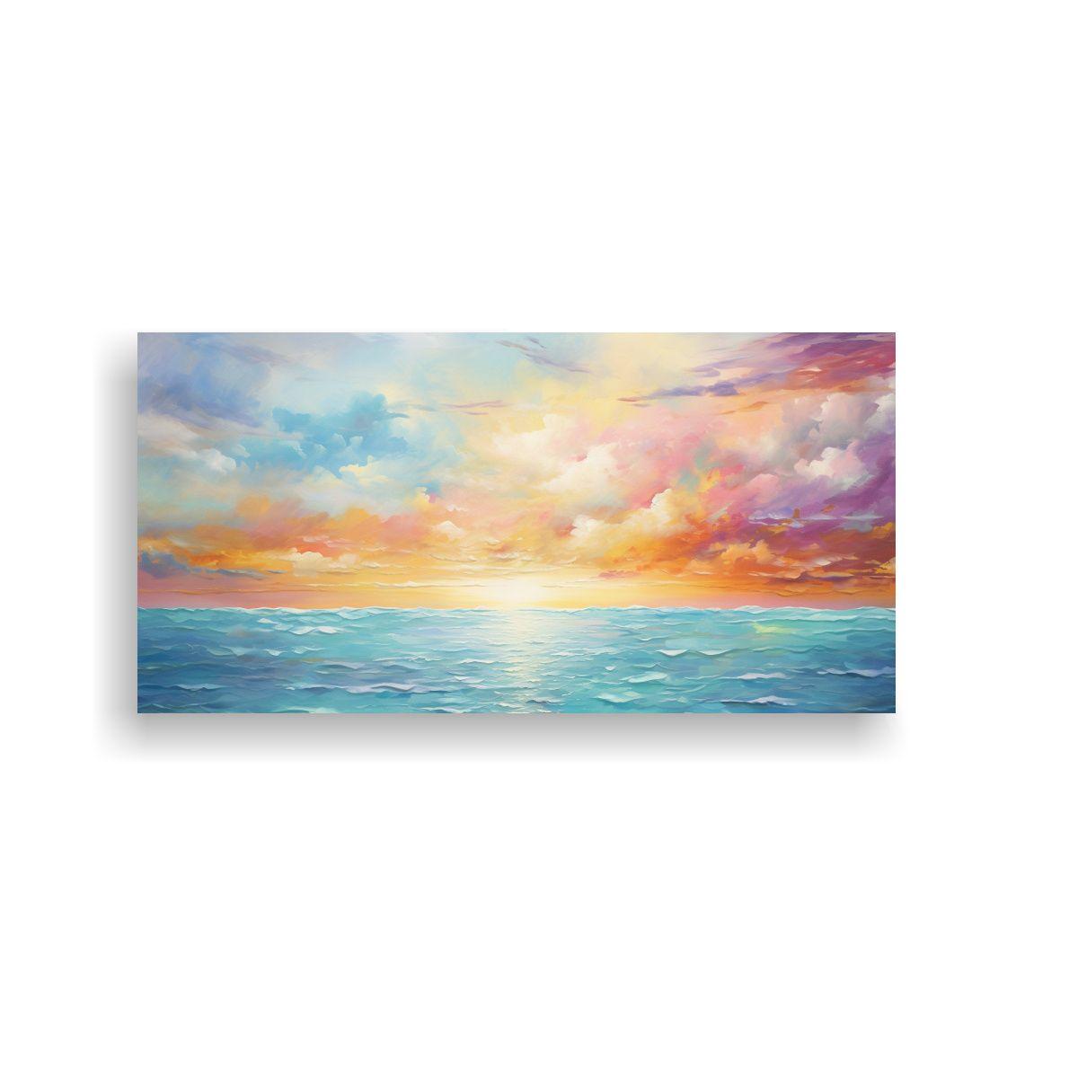 Pinturas Decorativas Abstractas Con Colores 100x50 Cm-0