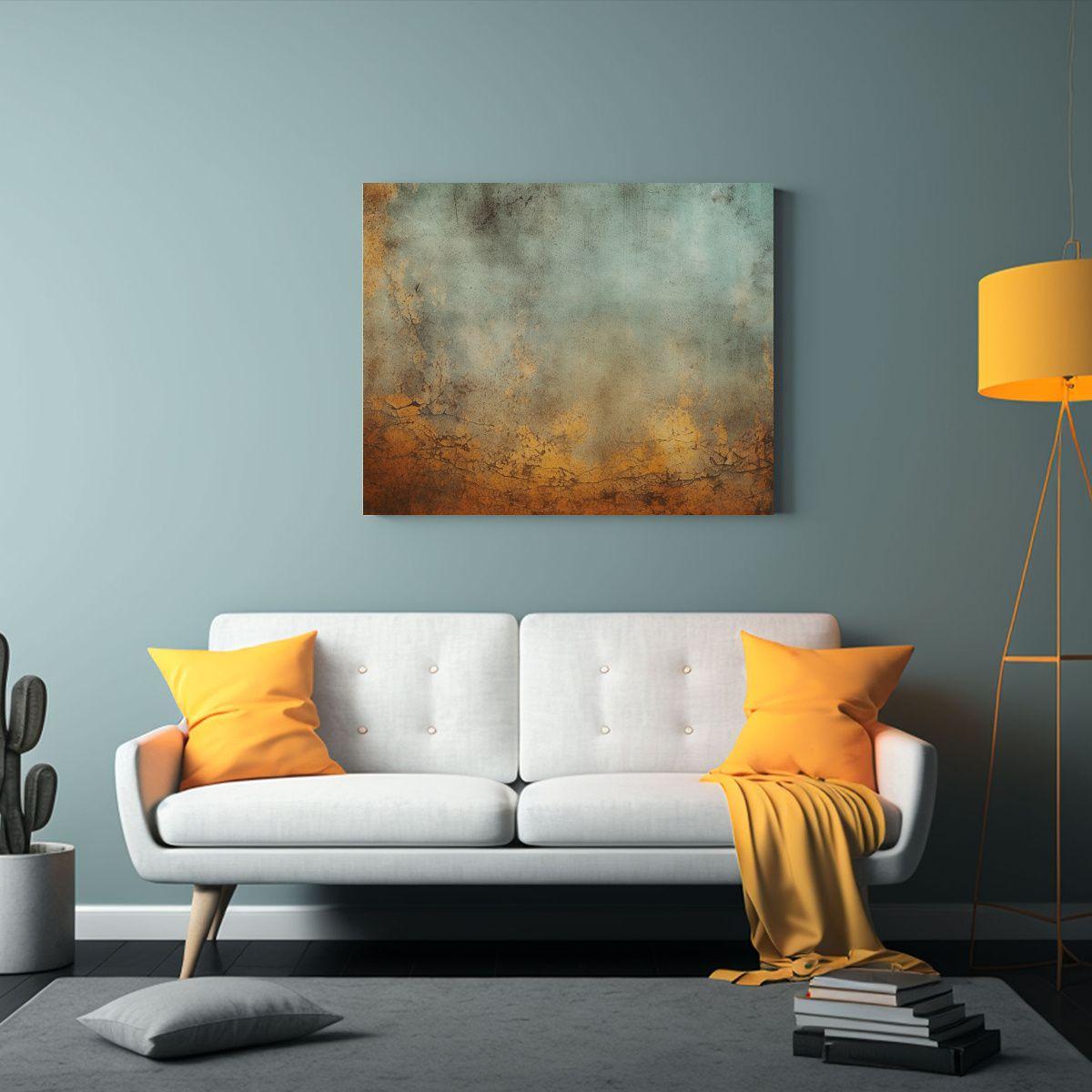 Pinturas Decorativas Lienzo Tela Majestuosas Texturas Grunge 45x30cm-2