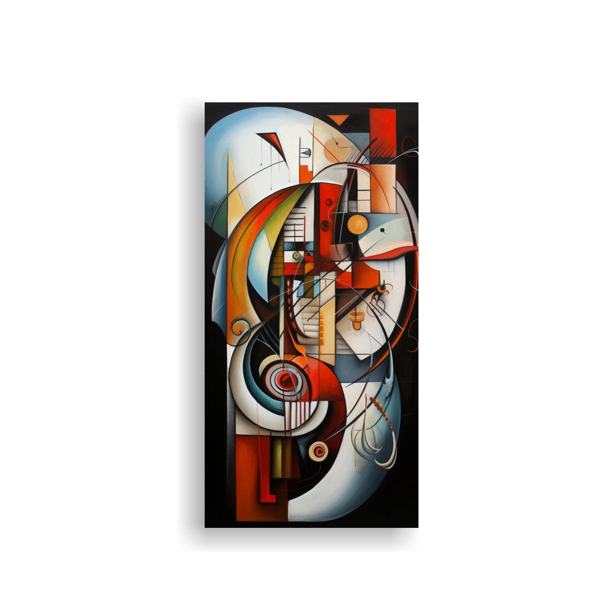 Arte Abstracto: Composición Decorativa Para 70x140cm-0