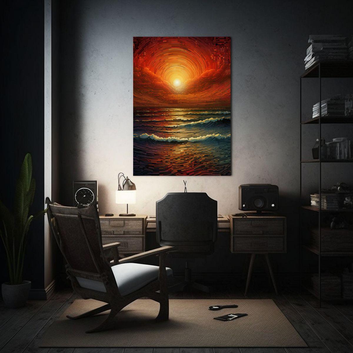 Cuadros De Decoración Arte Alta Calidad Sol 60x90 Cm-2