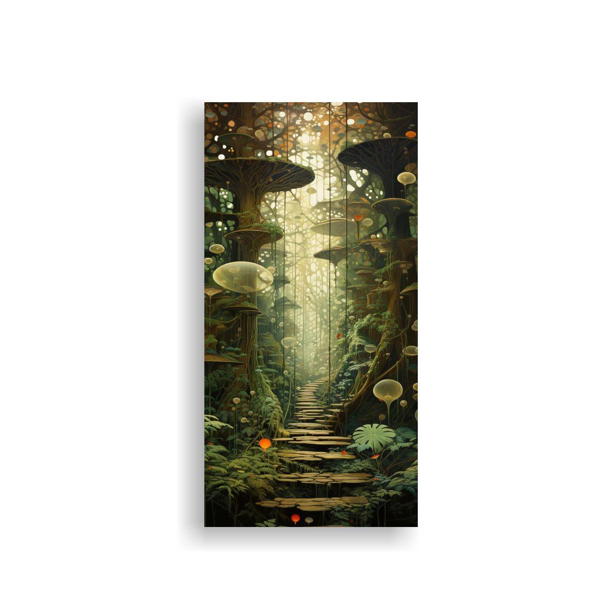 Lienzo Expresion Visual Pintura Decorativa 50x100cm-0