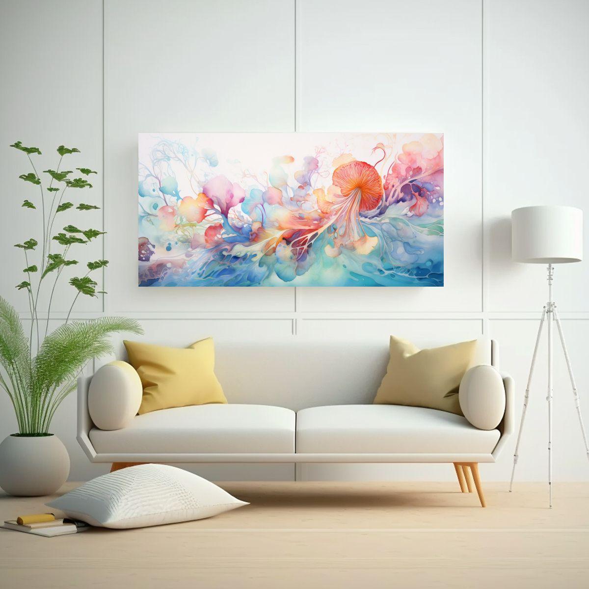 Pintura Decorativa Horizontal Duradera De Escena 100x50 Cm-2