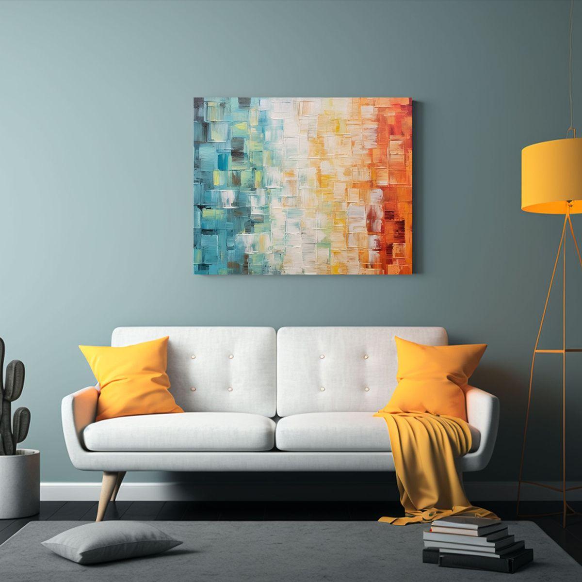 Cuadro De Decoración: Perspectiva Distinta De La Misma Esce 30x20cm-2