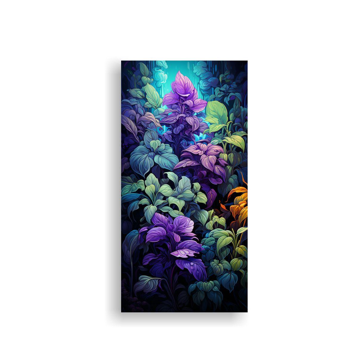Arte De Pared Finas Lineas Simplicidad Con Hierbas 80x160cm-0
