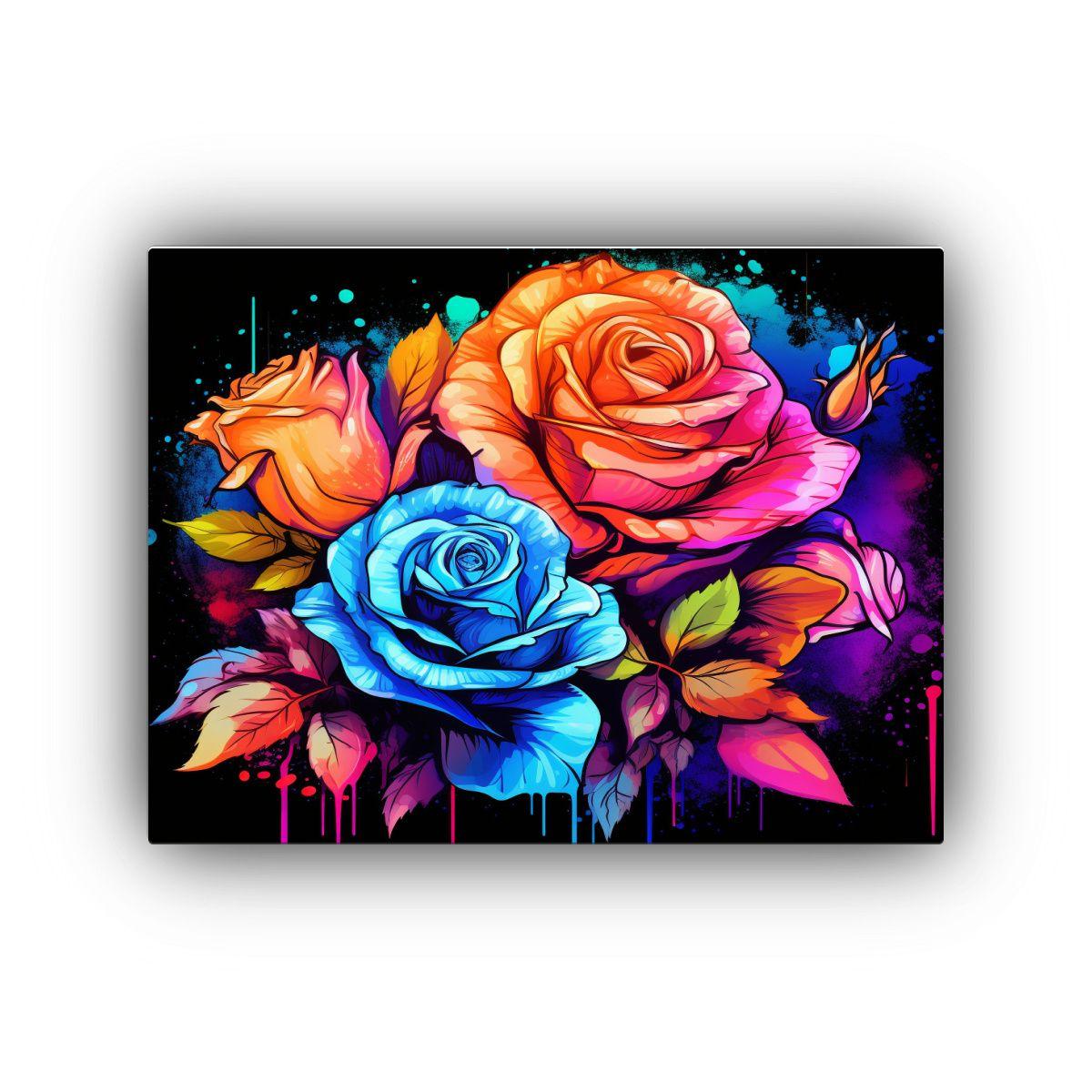 Cuadro Moderno Vida Colorido Para Decoración De Paredes 60x40cm-0