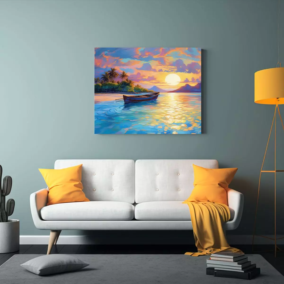 Cuadro único Estilo Mixto De Erin Hanson Y Donato Giancola. 60x40cm-2