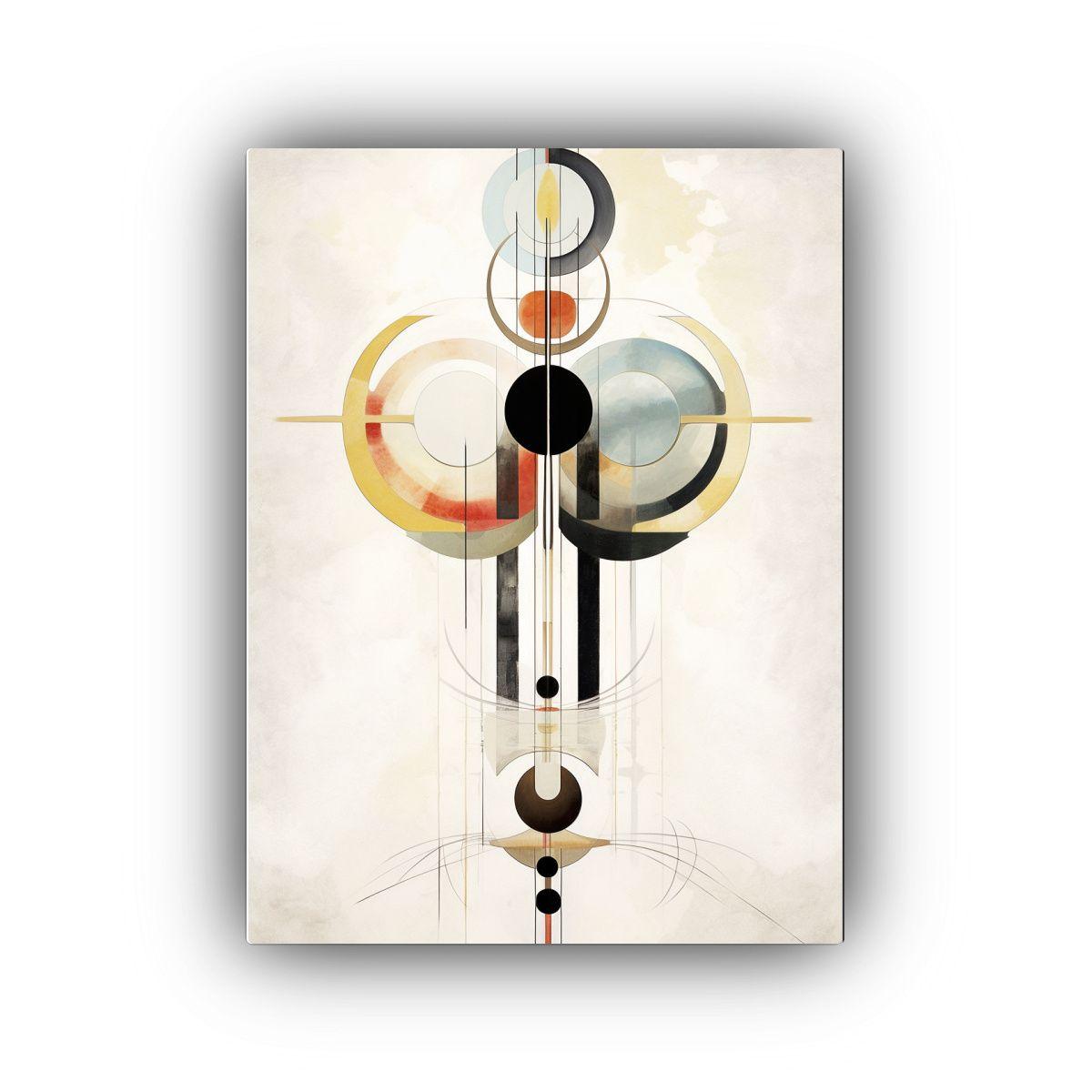 Cuadro Impreso Para Salón Arte Abstracto Digital 50x65cm-0