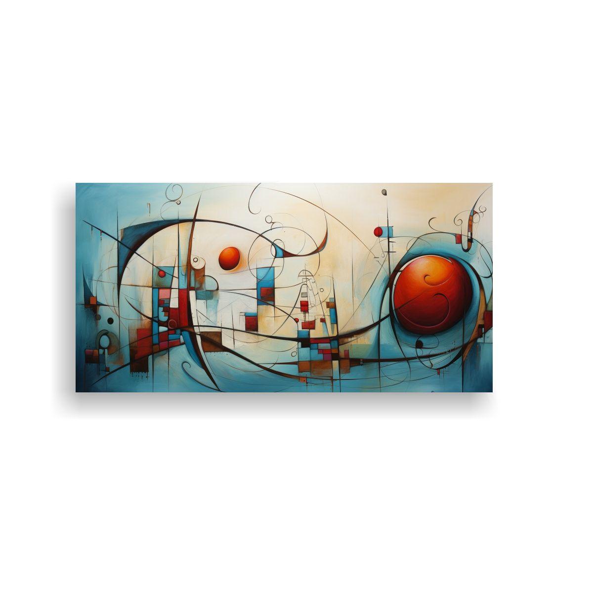 Cuadros Abstractos Modernos En Venta 40x20 Cm-0