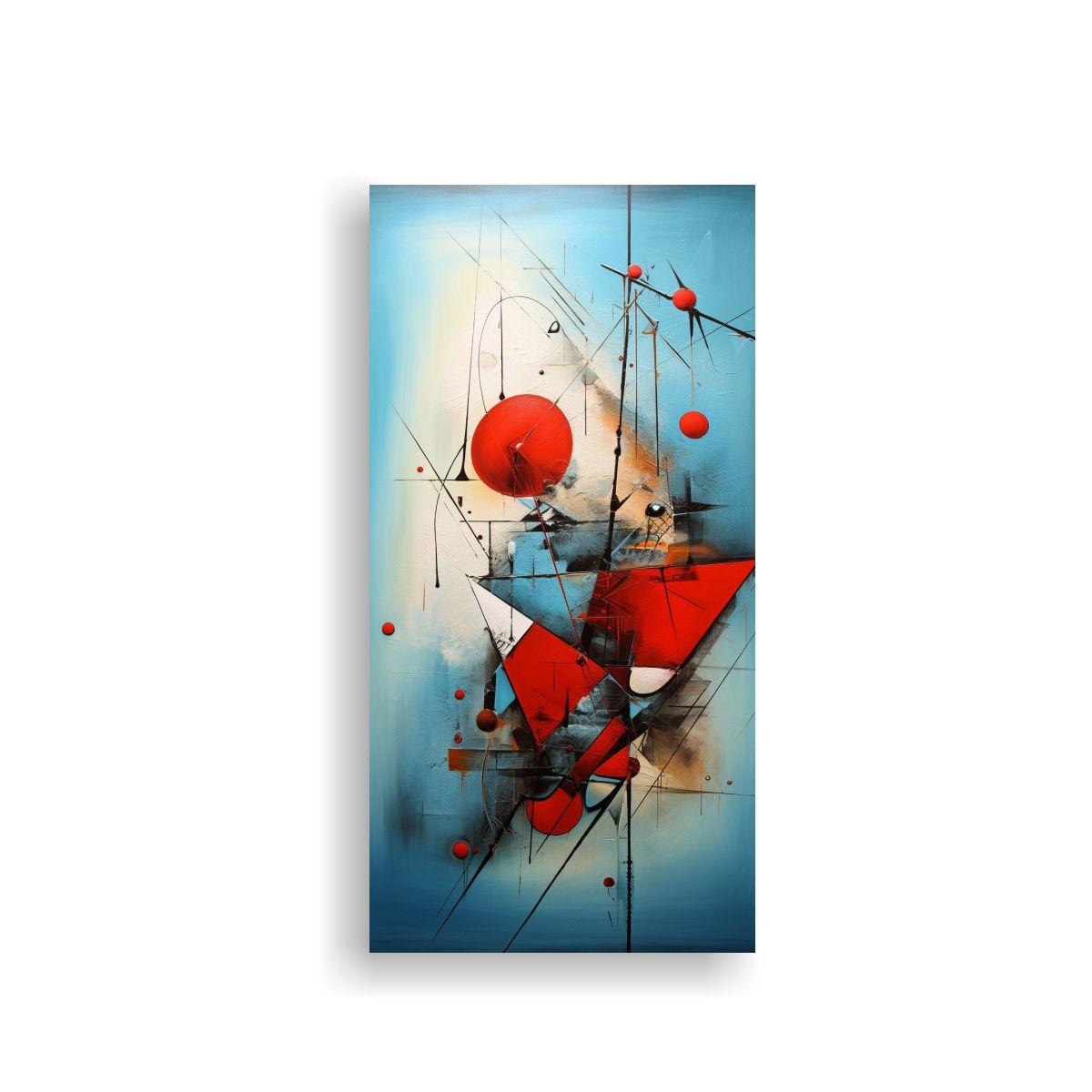 Cuadro Abstracto Elegante Para Decoración De 40x80cm-0