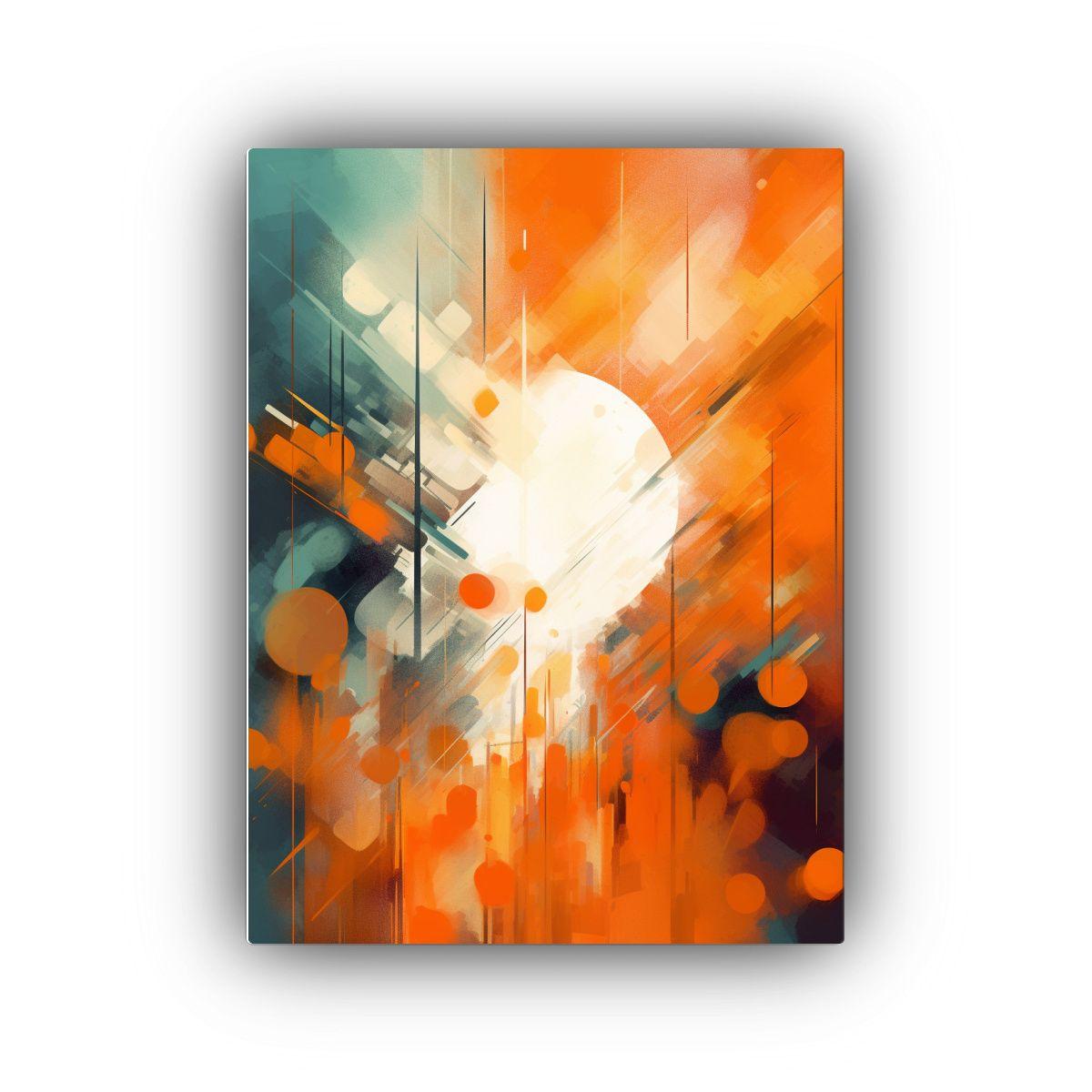 Cuadro Impreso Composición Abstracta Equilibrada 30x40cm-0