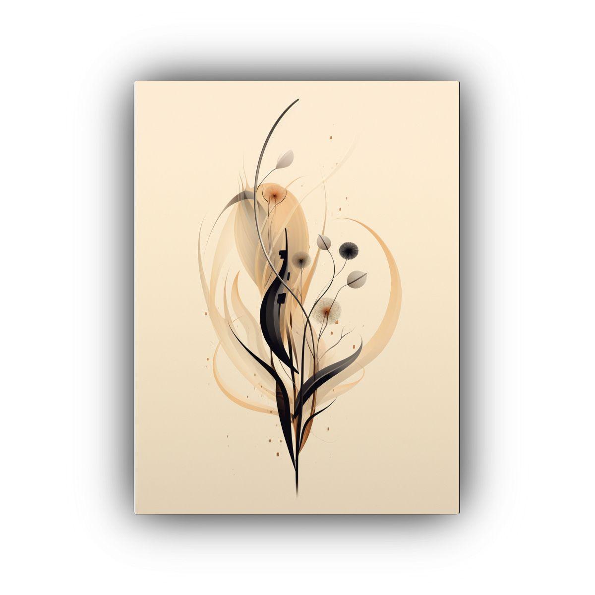 Pintura Decorativa De Arte Abstracción 60x90cm-0