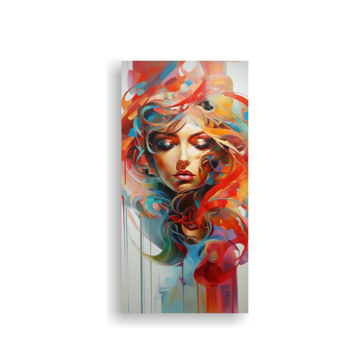 Cuadro Abstracto Para Oficina | Pinturas 20x40cm-0