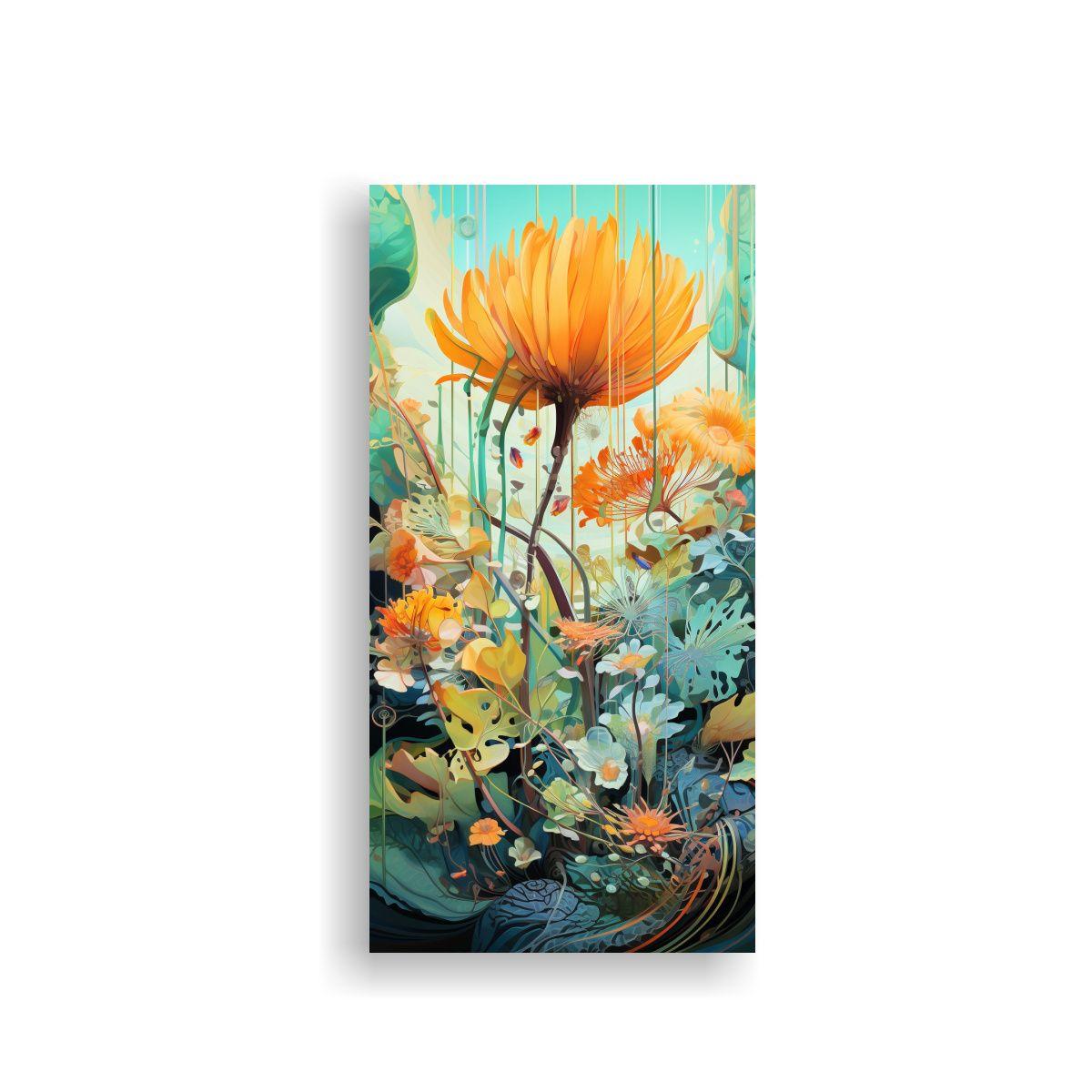 Pintura Decorativa Conceptual Fusionando 20x40cm-0