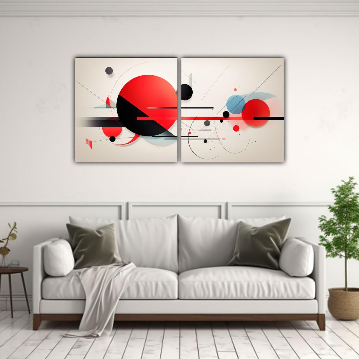 Cuadros Abstractos Minimalistas De Fotografía 160x80 Cm-2