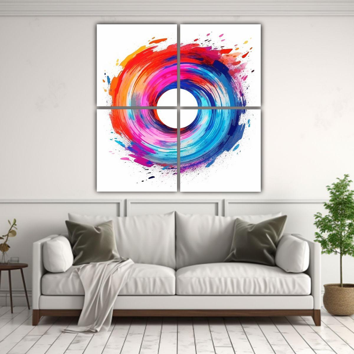 Cuadro Tela Sublimada Estilo Dreamscape 60x60 Cm-2