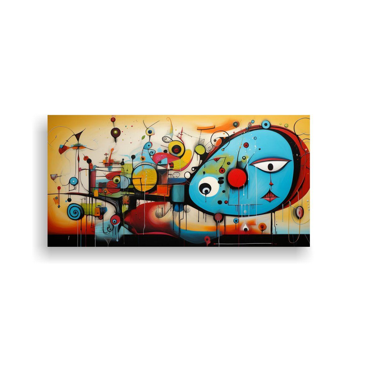 Pinturas Abstractas Modernas En Bastidor: Línea 100x50cm-0