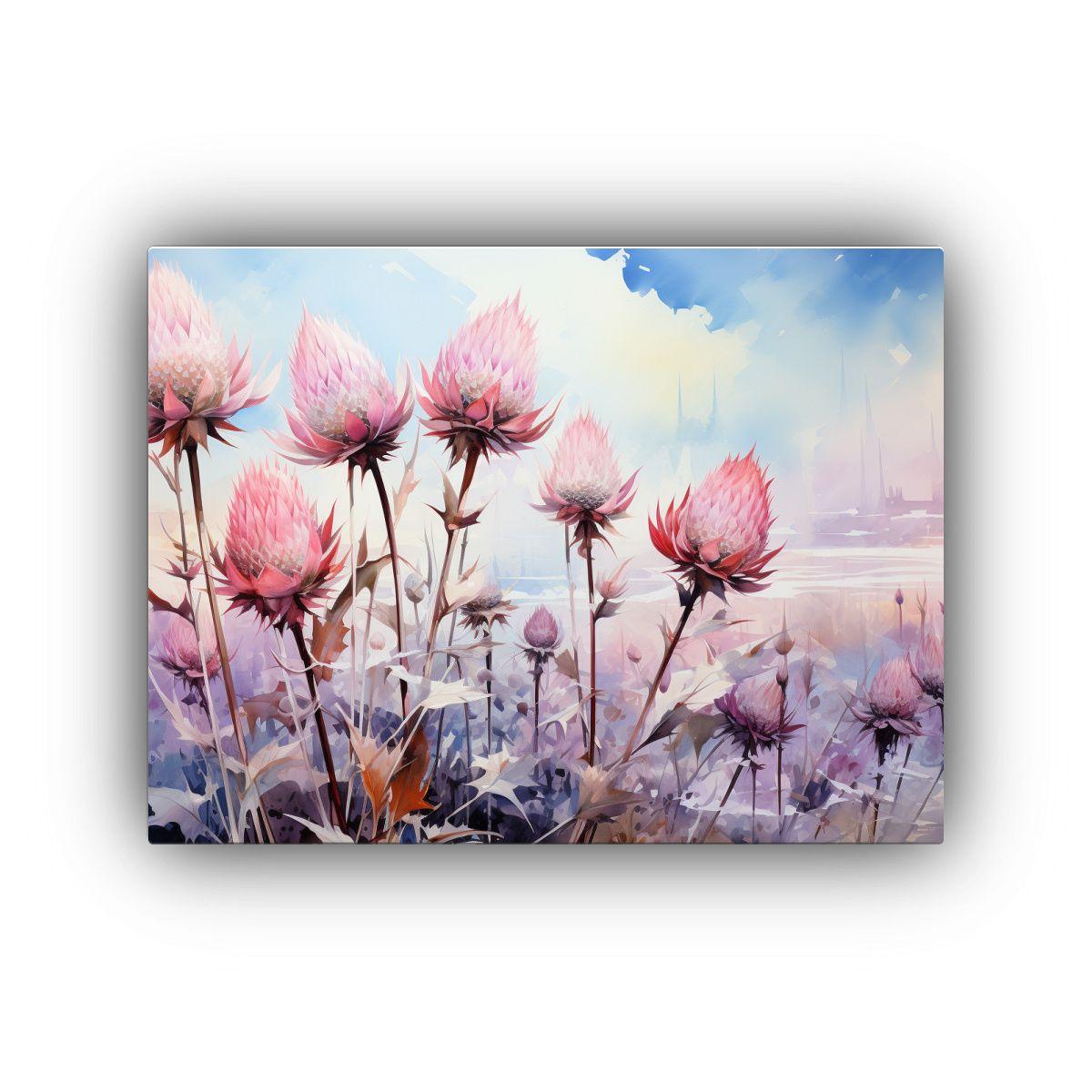 Cuadro Decorativo Street Art De Alcachofas En 30x20cm-0
