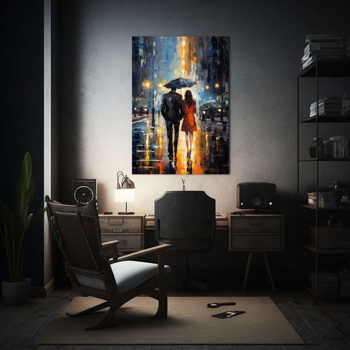 Pintura Al óleo Exclusiva Con Cuchillo En Lienzo 30x40 Cm-2