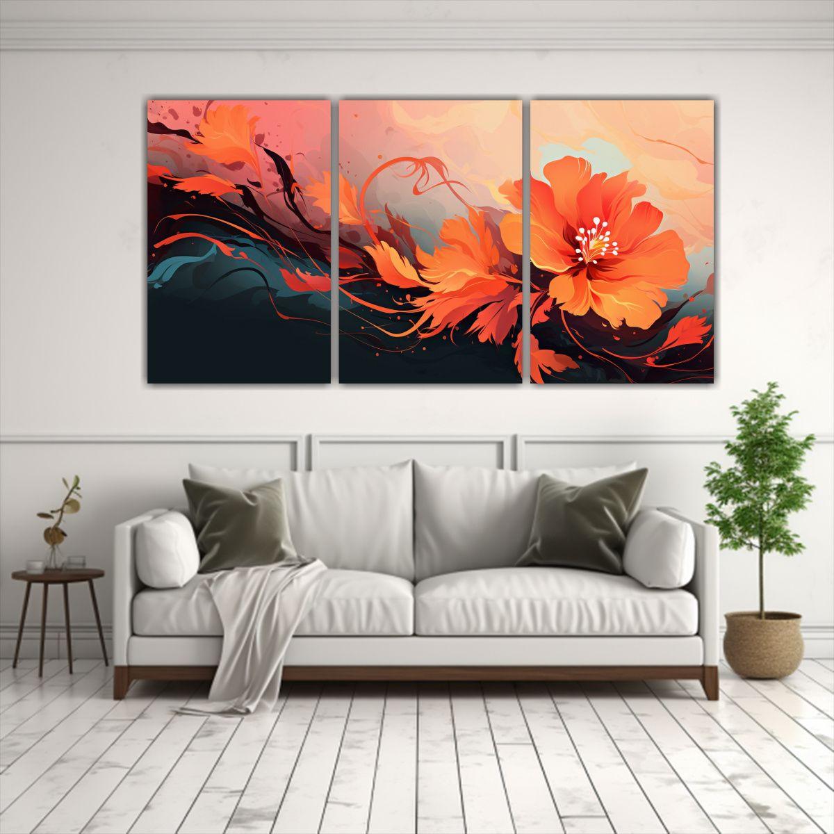 Pinturas Decorativas En Estilo Neonoir, Visión 150x75 Cm-2